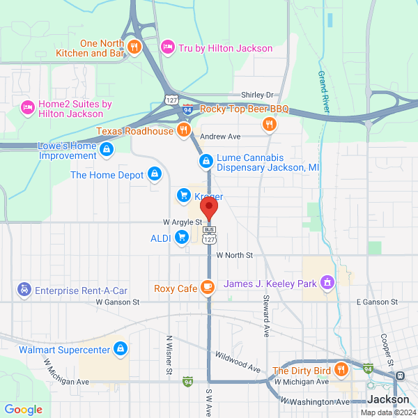 Map of the area